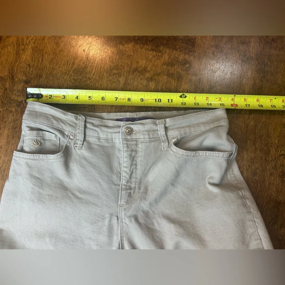 High Rise Amanda Jeans - Tan Pants
